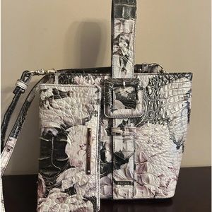 EUC Brahmin Eden Faith Crossbody bag and matching wallet